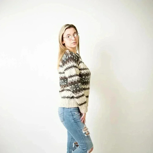 Vintage 90’s Chunky Knit Reference Point Sweater - S - Picture 5 of 8